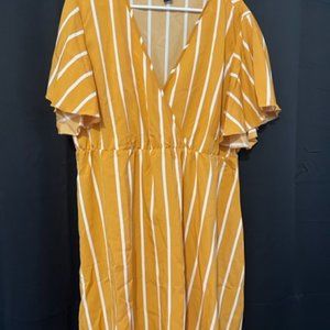 Yellow Plus Size Dress